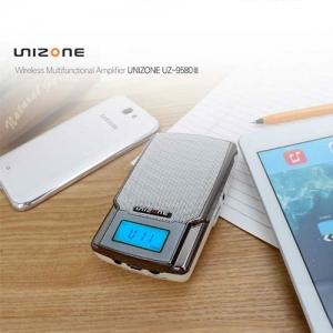 유니존/UZ-9580-3(흰색)무선형, 기가폰, 허리앰프